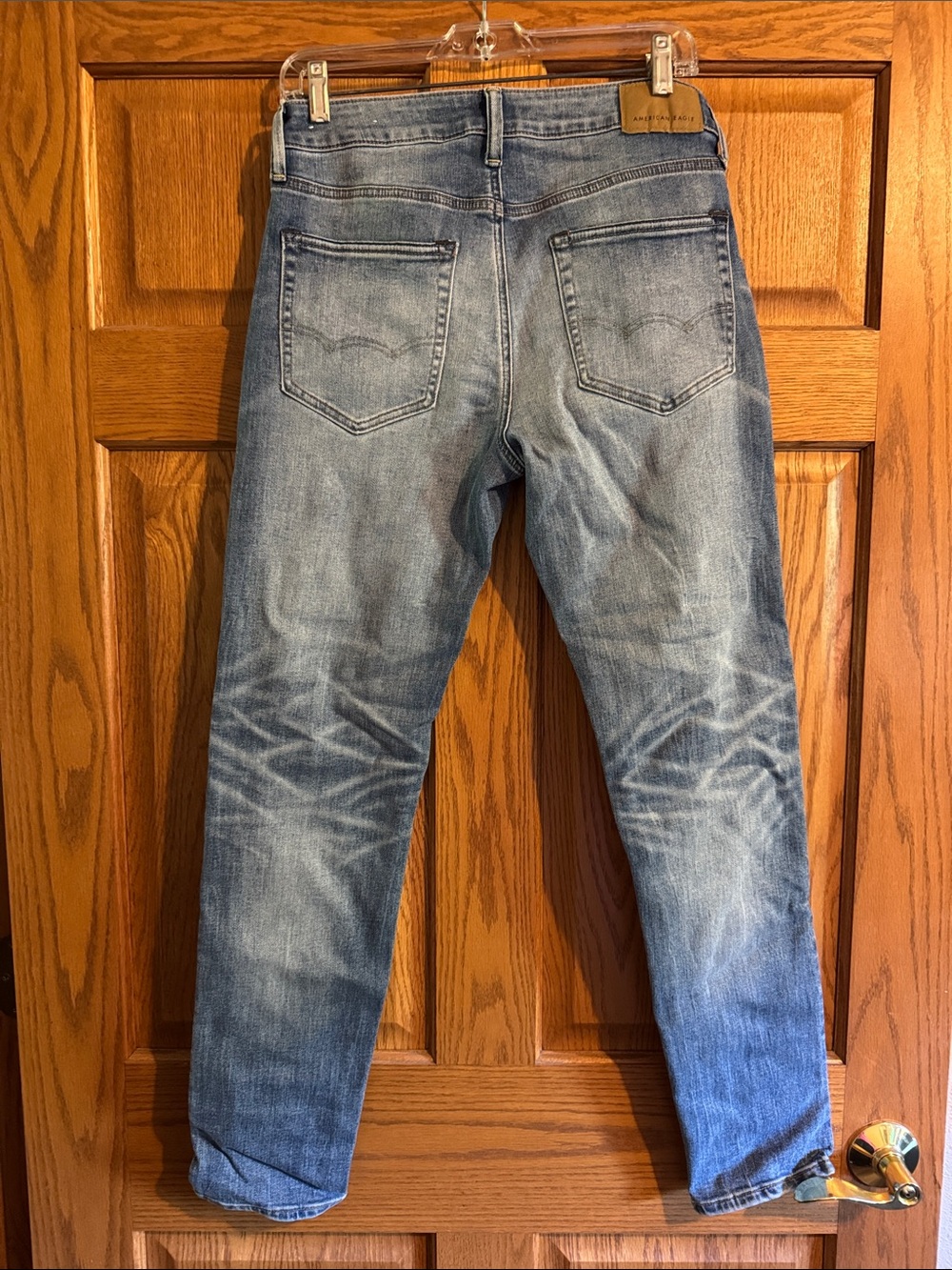 American Eagle Outfitters Light Blue Washed Skinny Jeans